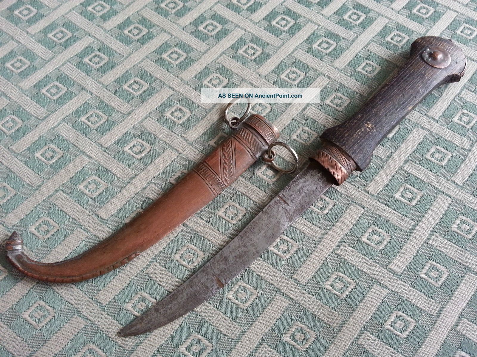 Antique 20thc Greek Empire Letter Opener Knife Sword Dagger Russian photo