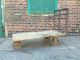 Vintage 3 Wheel Industrial Cart - Iron & Wood Plank Construction Old Steam Punk 1900-1950 photo 2
