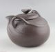 Antique Chinese Yixing Zisha Teapot Dark - Red Modelling Of Rare Pottery Teapot025 Teapots photo 5