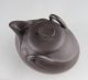 Antique Chinese Yixing Zisha Teapot Dark - Red Modelling Of Rare Pottery Teapot025 Teapots photo 6