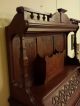 Antique High - Back Pump Organ With Ornate Carvings Mid 1800 ' S Keyboard photo 6