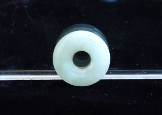 Natural Jadeite Pale Celedon Jade Lozenge Pendant photo