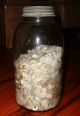2400+ Antique White Buttons In Large Drey Perfect Mason Jar Buttons photo 1