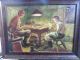 Old Oil Painting Shoemakers Scene Signed L.  V.  Ferenczy Hungary Other photo 4