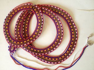 Maasai Tribal Beaded Necklaces From Tanzania photo