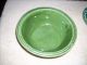 Vintage Green/pink Covered Serving Dish W/large Glass Rose Handle Dishes photo 2