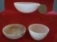 Victorian Chemists Miniature Glass Mixing Bowls And Paper Labels Other photo 5