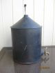 Rare Antique Brass Spout Metal Steel Kerosene Gas Can Oil Handle Primitives photo 1