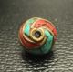 Old Bead Tibet Red Coral,  Stone Turquoise Thai Amulet Decor Any Accessories 16 Amulets photo 4