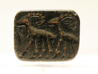 Anatolian Neolithic Steatite Seal,  5th - 4th Millennium B.  C. photo