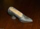 Primitive Antique Metal Pin Cushion Kitty Cat & Shoe Slipper 2 Victorian Primitives photo 7