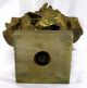 Antique Gold Gilt French Womens Bust Statue - 11 Inch Tall Metalware photo 4