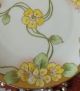 Antique Limoges Hand Painted Plate Artist Signed Art Nouveau Floral Design Plates & Chargers photo 3