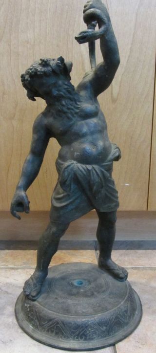Tour De France Silenus Bronze An Old One Here C 1840 Or So Large. photo