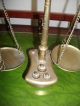 A Set Of Brass Scales With Weights Other photo 2