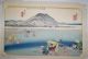 Japanese Woodblock Edo 20 Fuchu Abe River,  53 Stations The Tokiado,  Hiroshige Prints photo 3
