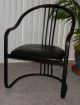 Striking Designer Style Art Deco Revival Modern Industrial Ribbon Arm Chair Post-1950 photo 2
