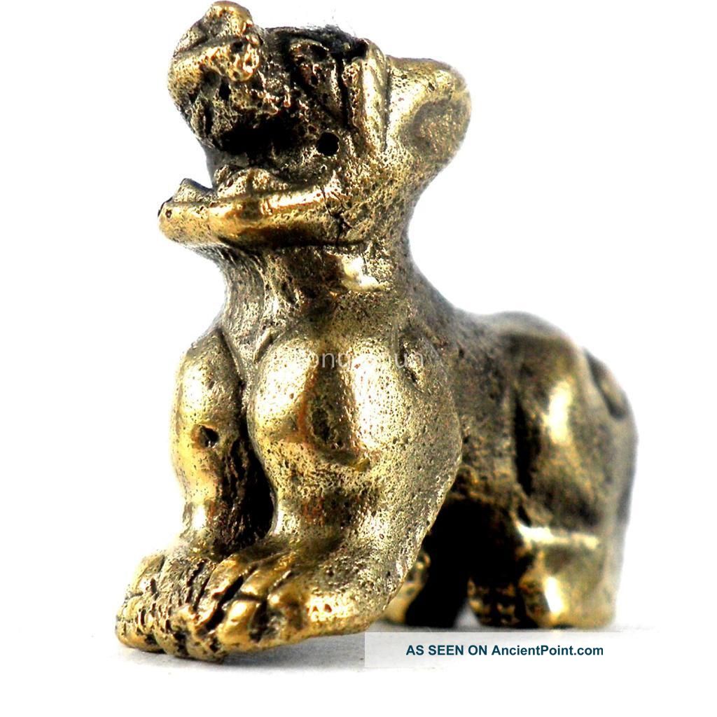 Tiger Lp Statue Thai Buddha Amulet Lp Wat Phra Lucky Charm Rich Amulets photo