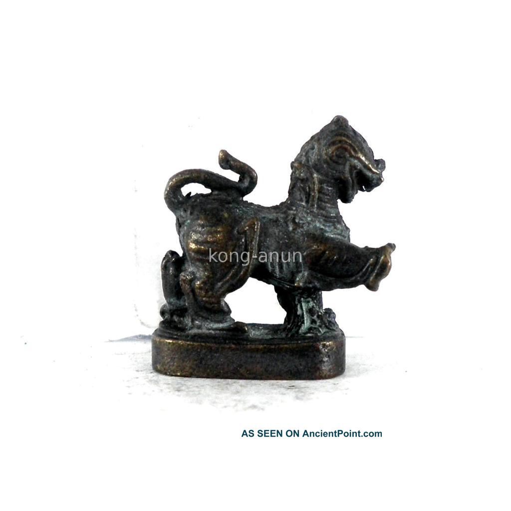 Singha Lp Statue Thai Buddha Amulet Lp Wat Phra Lucky Charm Rich Amulets photo