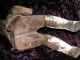 Civil War Man Folk Art Sitting Early 1800s Rare Estate Find Carved Figures photo 4