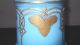 Mid - Century Modern Danish Blue Opaline Art Glass Ginger Jar Urn Lamp Mid-Century Modernism photo 7