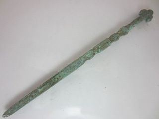 Chinese Bronze Sword.  Classic Styling,  Carving Exquisite Decorative Pattern 7 photo