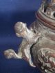 Antique Asian Incense Burner Rare,  Bronze,  W/ Dog Figurine Incense Burners photo 7