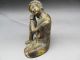 Tibet Folk Fane Bronze Carved Of Pensive Rest Buddha Statue Reproductions photo 1