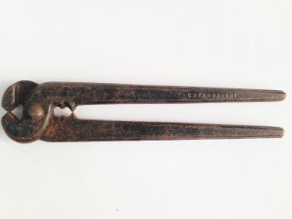 Antique Cutter Tool Cast Iron Rare Decorative photo