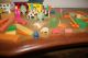 Vtg.  Of 70 Pc ' S.  German Putz?? Erzgebirge?? Wood Miniature Play Set Primitives photo 1