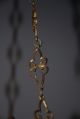 A Lovely Antique Fine Bronze Gothic Art 3 - Light Chandelier Chandeliers, Fixtures, Sconces photo 11