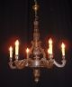 Antique French Carved Walnut Wood Chandelier Incredible Chandeliers, Fixtures, Sconces photo 11