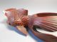 China Chinese Hardwood Carved Figure Of A Koi Goldfish W/ Glass Eyes Ca.  20th C. Other photo 11