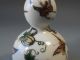 Fine China Chinese Gourd Shaped Pottery Snuff Bottle W/ Butterfly Decor Ca.  1900 Snuff Bottles photo 11