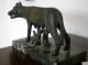 Real Bronze Sculpture Capitoline Wolf Remus Romulus,  Statue Over 100 Years Old. Roman photo 6