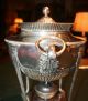 Antique Art Deco Coffee Urn / Pot Samovar With Latin Inscription Spes Dat Alas Tea/Coffee Pots & Sets photo 9
