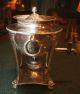 Antique Art Deco Coffee Urn / Pot Samovar With Latin Inscription Spes Dat Alas Tea/Coffee Pots & Sets photo 3