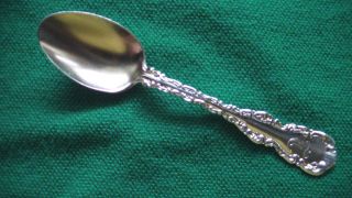 Whiting Louis Xv Sterling Silver Demitasse Spoon (gold Wash) photo
