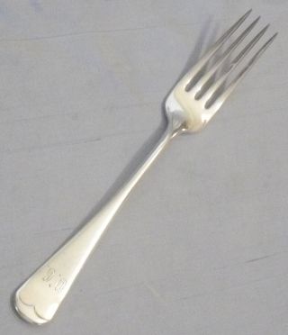 Antique Birks Silver Regency Plate Dinner Fork 