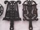 4 Antique Or Vintage Cast Iron Trivets - Set Of 4 - Exc Cnd In Us Trivets photo 2