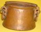 Rare C.  1800 Antique Copper Dovetailed Hearth Pot - Great Display Piece Metalware photo 8