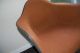 Eames Mid Century Fiberglass Dax Arm Chair Girard Hopsack Chocolate Brown Mid-Century Modernism photo 9
