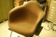 Eames Mid Century Fiberglass Dax Arm Chair Girard Hopsack Chocolate Brown Mid-Century Modernism photo 5