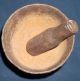 Antique Mortar And Pestle Primitive Relic Ancient Early Iron One Rustic Patina Mortar & Pestles photo 3