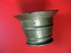 Antique Bronze Mortar With Pestle,  18th Century Ad. Metalware photo 7