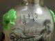 Chinese Scenery Inside Hand Painted Carved Peking Overlay Glass Snuff Bottle Snuff Bottles photo 4