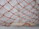 4 ' X12 ' Authentic Vintage Alaskan Fishing Net Seine Mesh Nautical Decor Web Fishing Nets & Floats photo 3