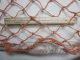 4 ' X12 ' Authentic Vintage Alaskan Fishing Net Seine Mesh Nautical Decor Web Fishing Nets & Floats photo 8
