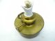 Antique Brass Unusual Nautical Hand Lantern Porcelain Sherwoods Burner Unlit? Lamps & Lighting photo 4
