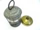 Antique Galvanized Metal Brass Nautical Converted Electric Cabin Boat Light Lamp Lamps & Lighting photo 3